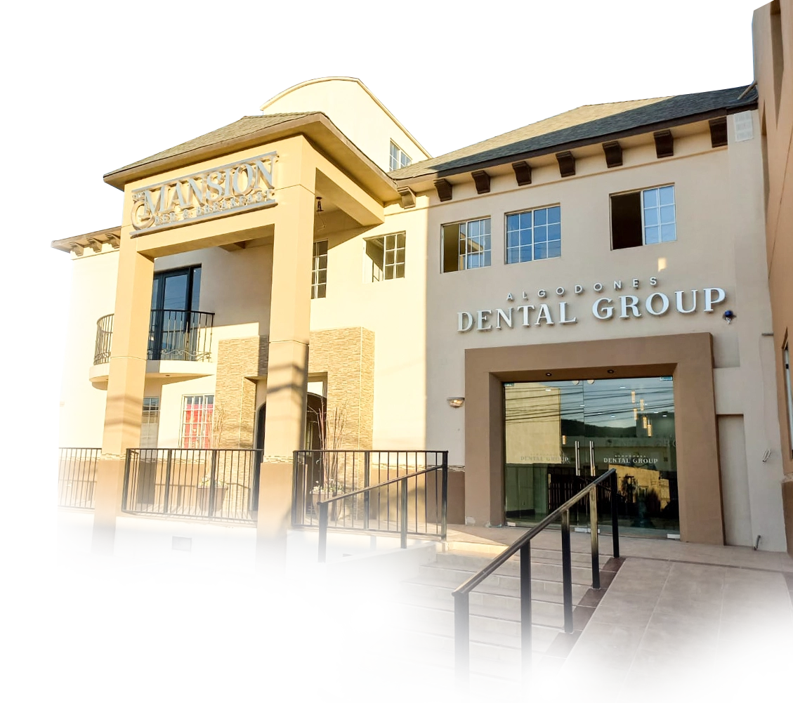 exterior of the dental clinic in los algodones